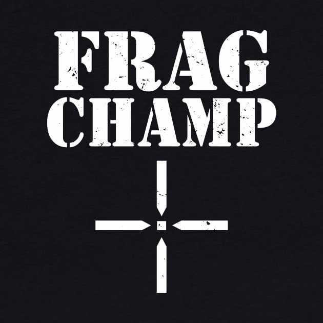 Frag Champ Esports Gamer Streamer Gaming Streaming FPS by TheBlackCatprints